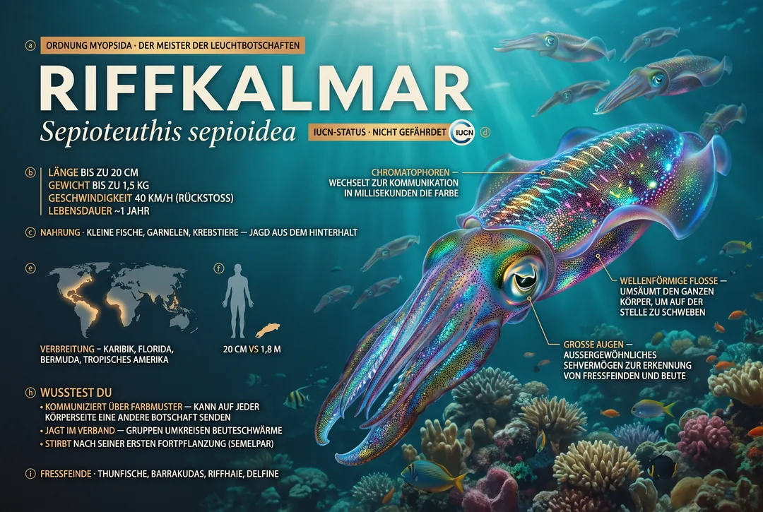 Riffkalmar (Sepioteuthis lessoniana)