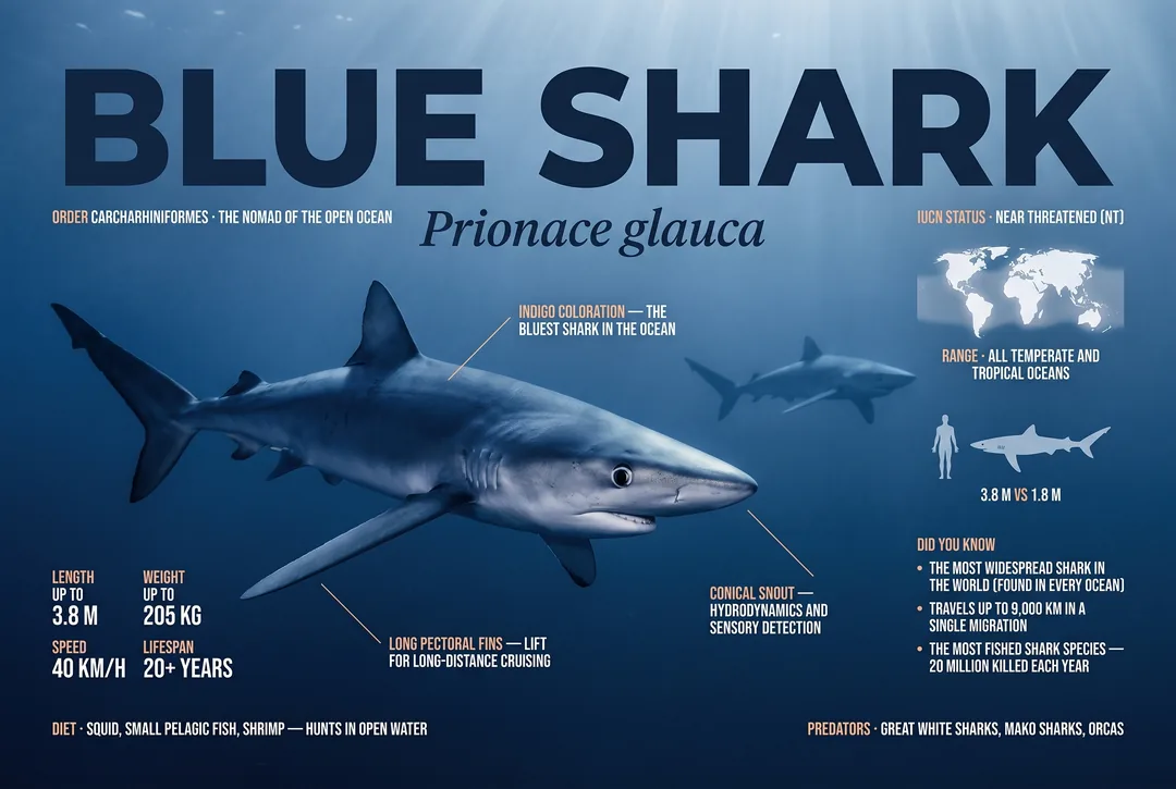 Blue Shark (Prionace glauca)