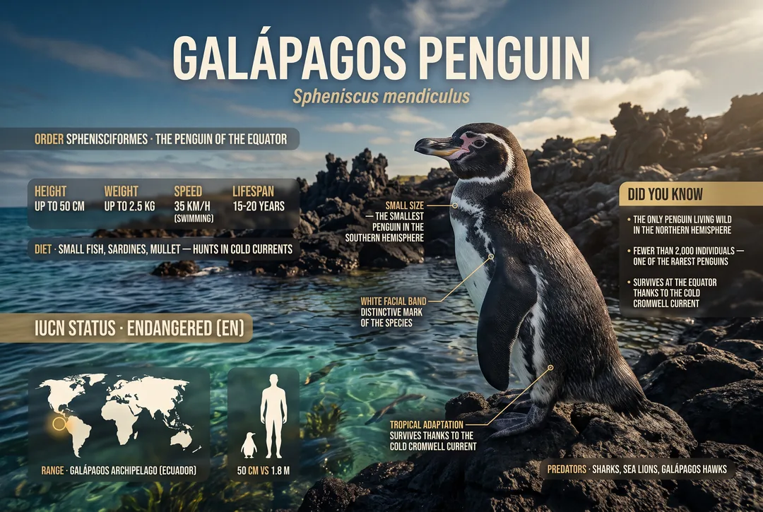 Galapagos Penguin (Spheniscus mendiculus)
