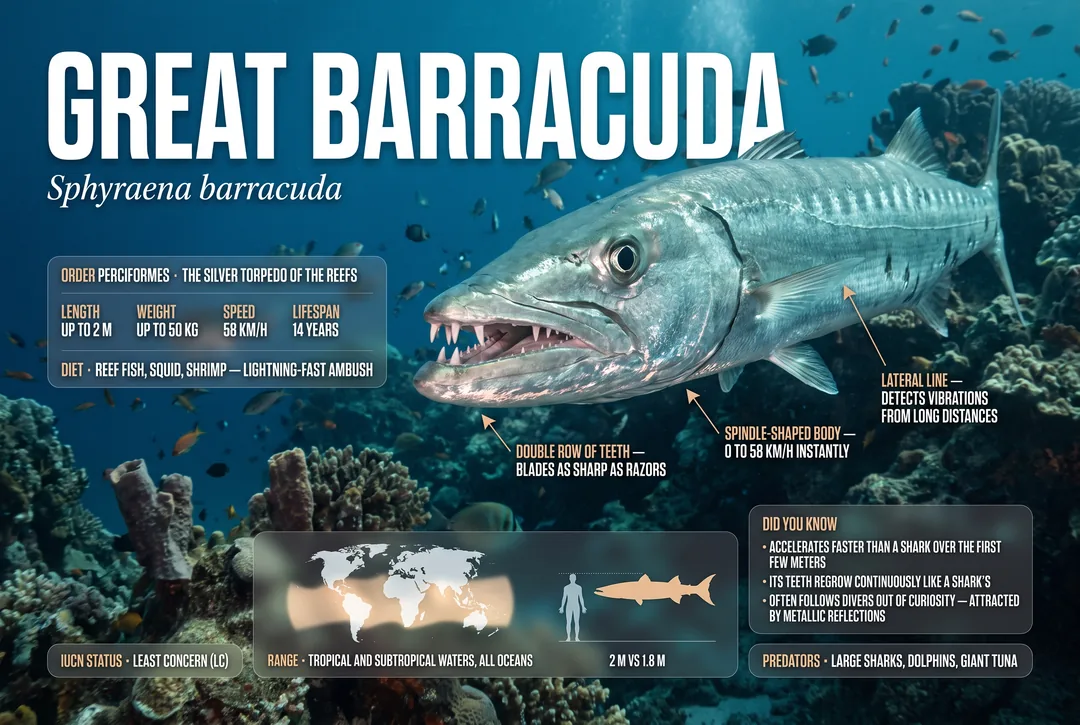 Great Barracuda (Sphyraena barracuda)