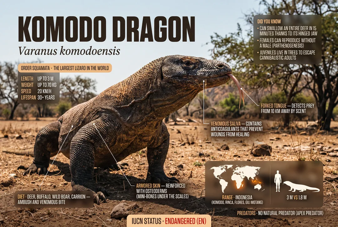 Komodo Dragon (Varanus komodoensis)