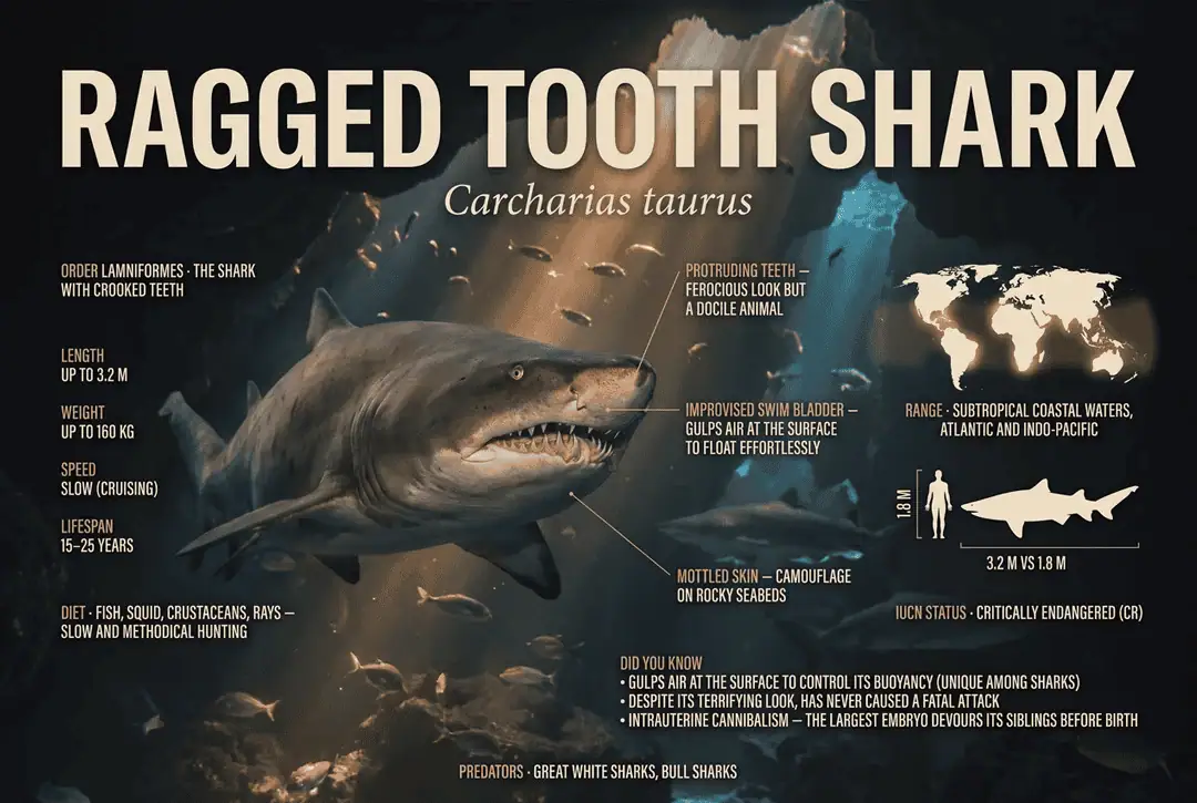 Ragged-tooth Shark (Carcharias taurus)