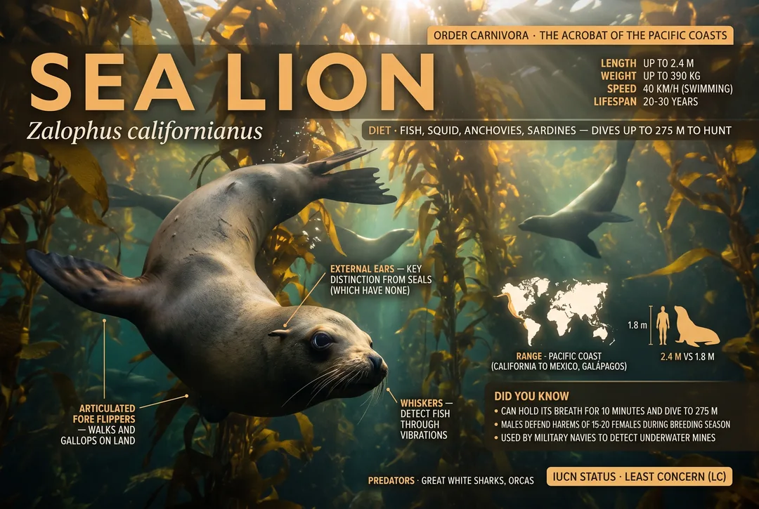 Sea Lion (Family Otariidae)