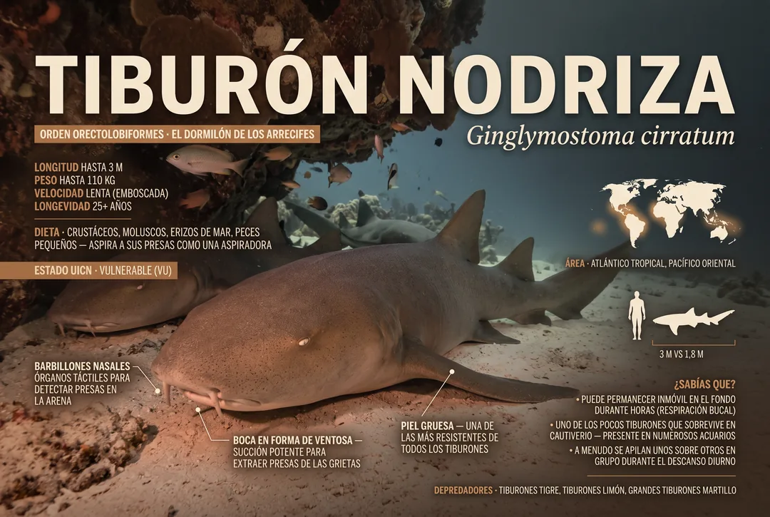 Tiburon nodriza (Ginglymostoma cirratum)