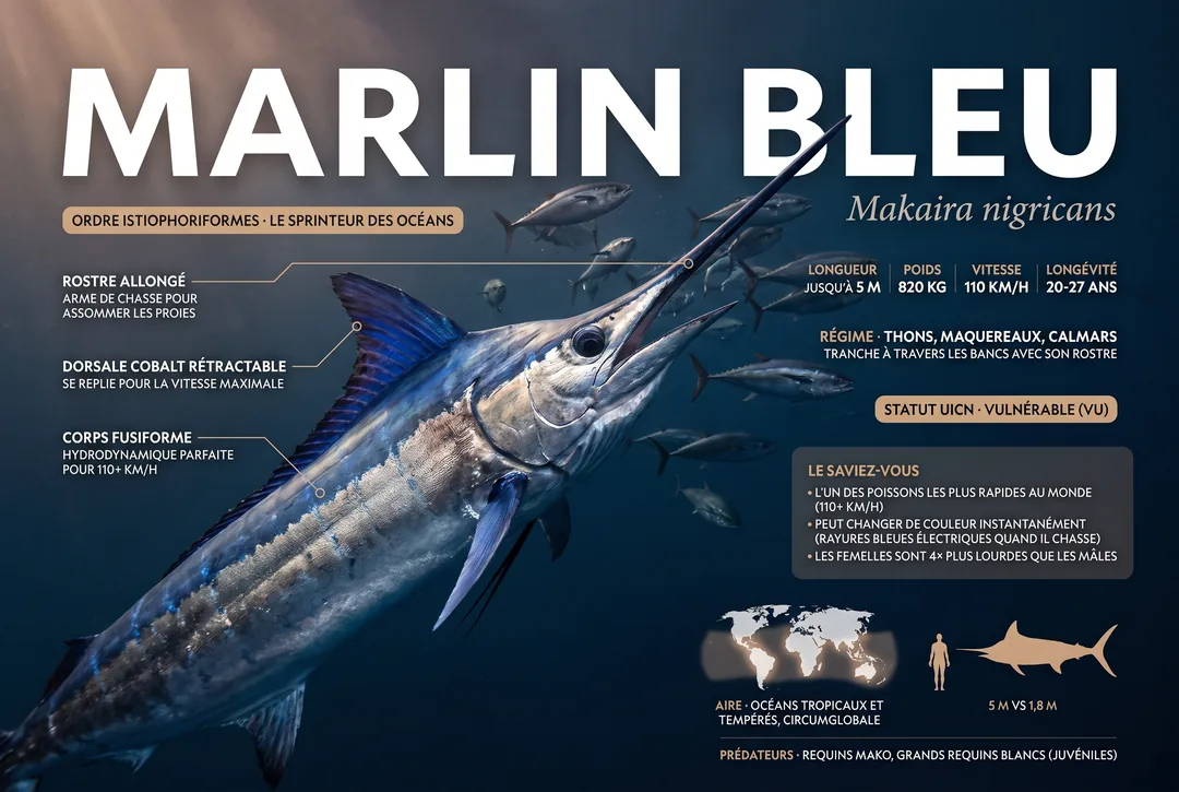 Marlin bleu (Makaira nigricans)
