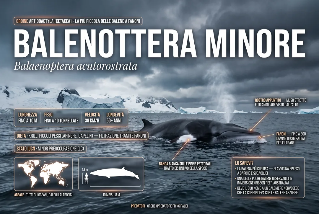 Balenottera minore (Balaenoptera acutorostrata)