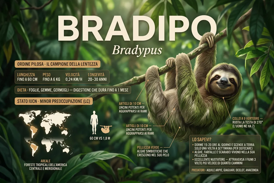 Bradipo (Bradypodidae & Choloepidae)