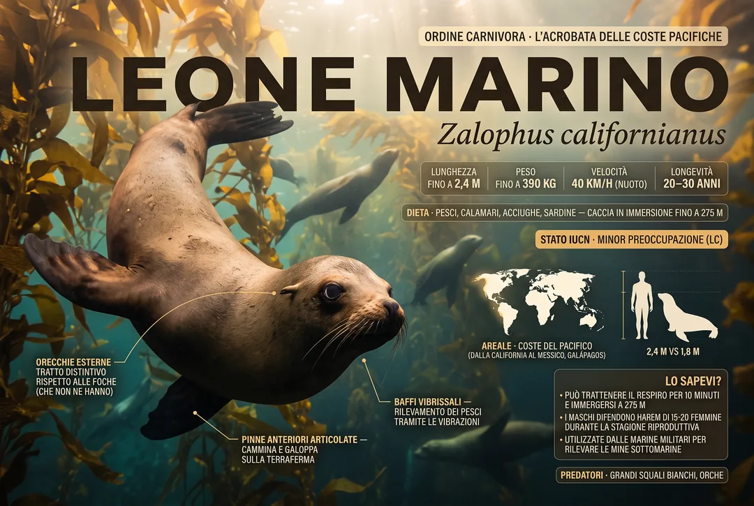 Leone marino (Famiglia Otariidae)