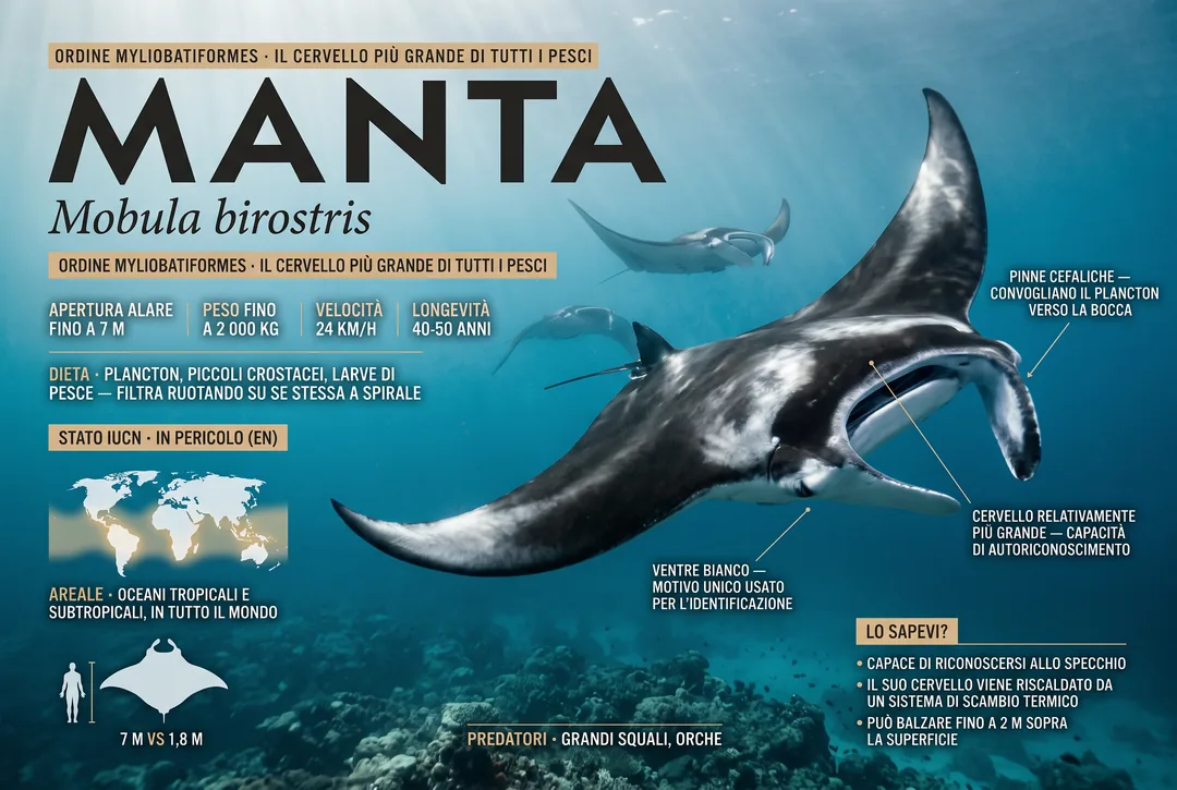 Manta (Mobula birostris)
