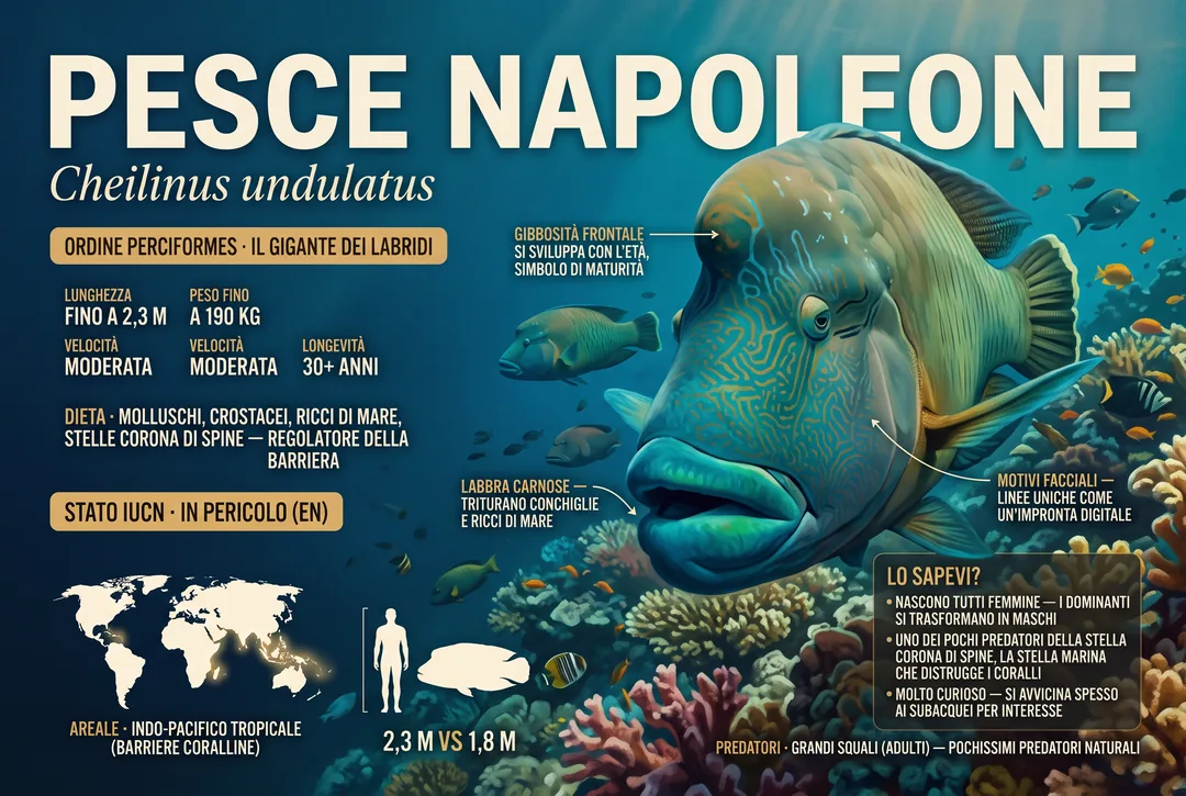Pesce Napoleone (Cheilinus undulatus)