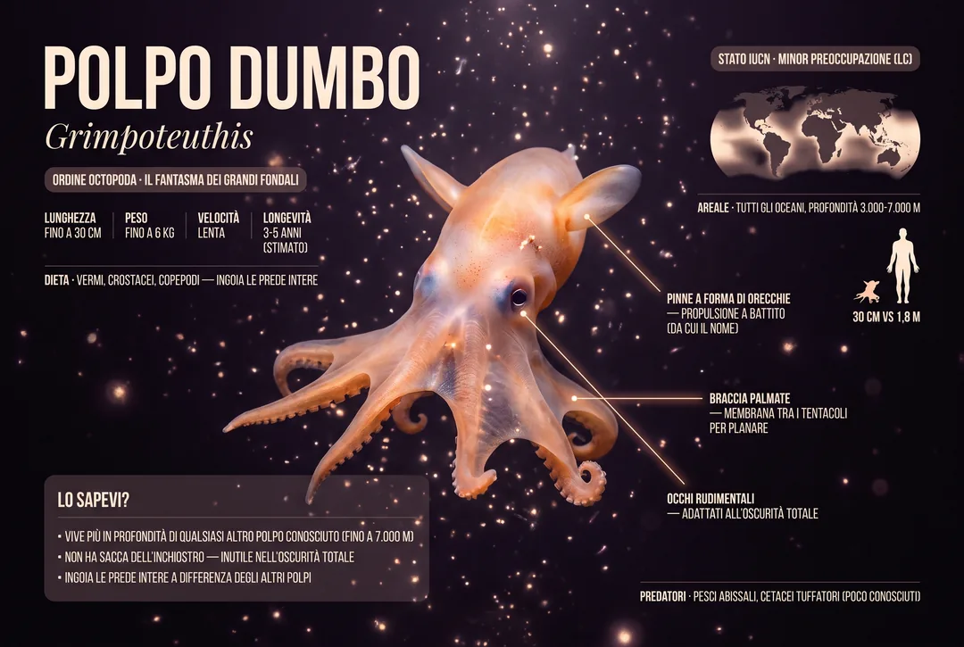 Polpo Dumbo (Grimpoteuthis)