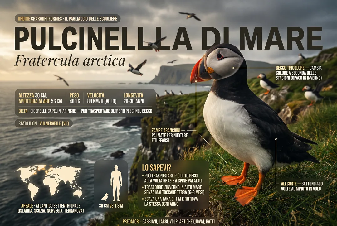 Pulcinella di mare (Fratercula arctica)