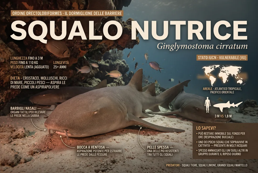 Squalo nutrice (Ginglymostoma cirratum)