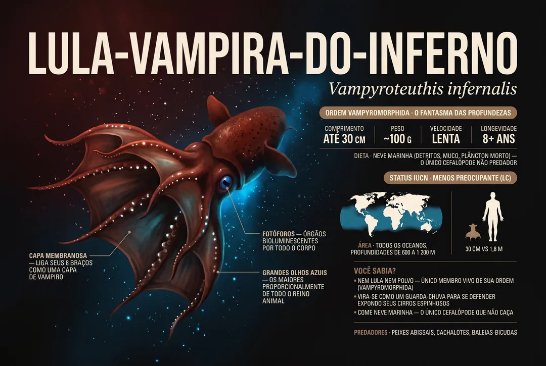 Lula-vampira-do-inferno (Vampyroteuthis infernalis)