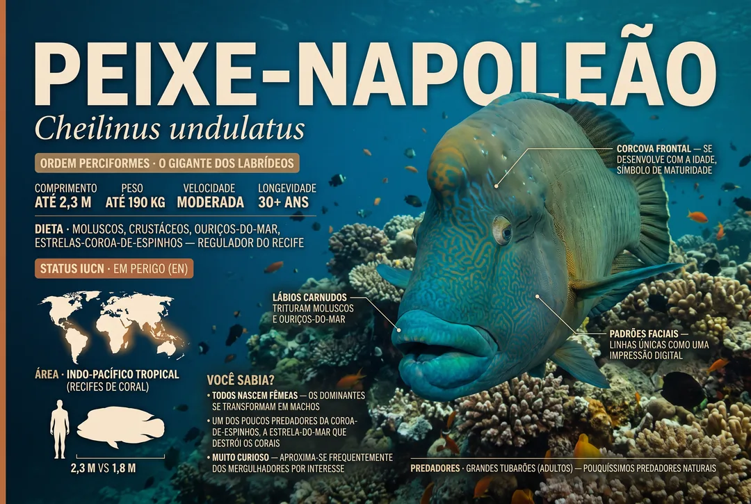 Peixe-napoleão (Cheilinus undulatus)