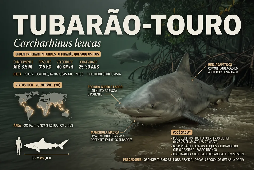 Tubarão-touro (Carcharhinus leucas)