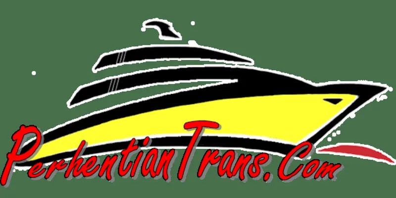 Illustration vectorielle d'un bateau de plongée jaune et noir sur fond vert
