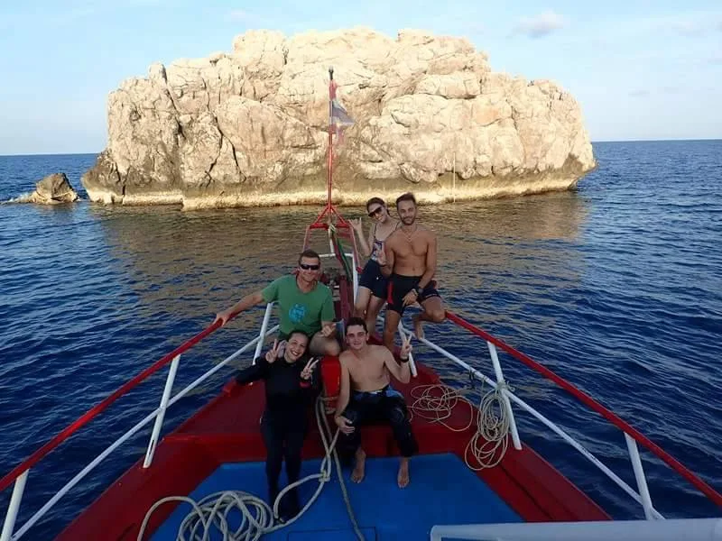The Diver's Boat
