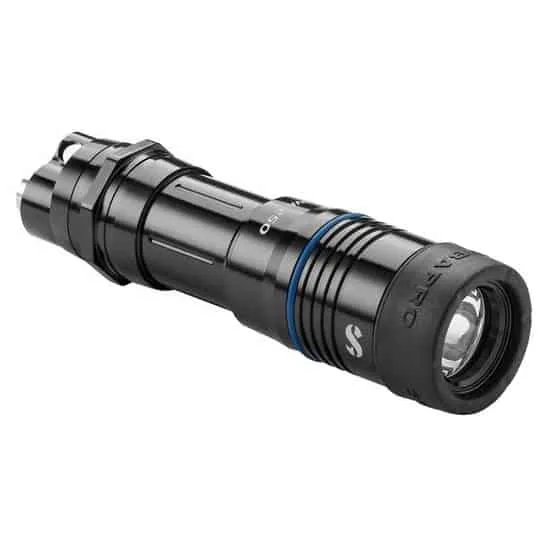 Lampe de plongée noire et bleue, éclairage puissant pour exploration sous-marine