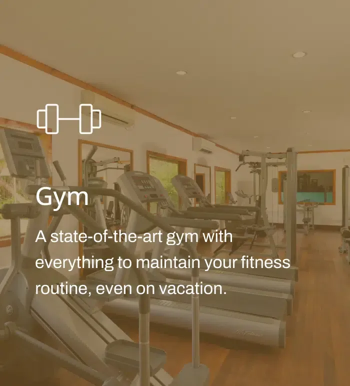 Salle de sport moderne avec équipements de fitness et texte promotionnel