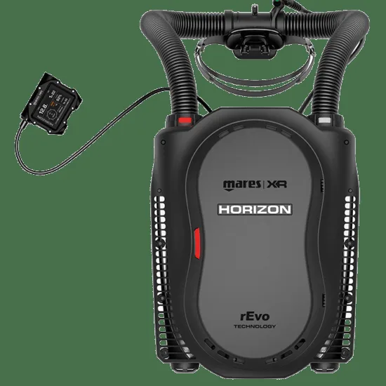 Equipement de plongée Mares XR Horizon, détendeur et ordinateur de plongée