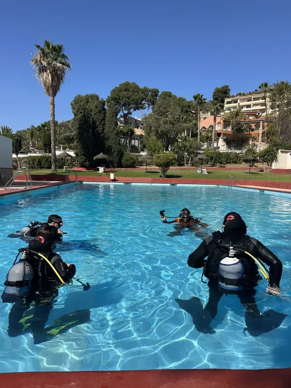 Plongée en piscine avec équipement complet, formation ou initiation