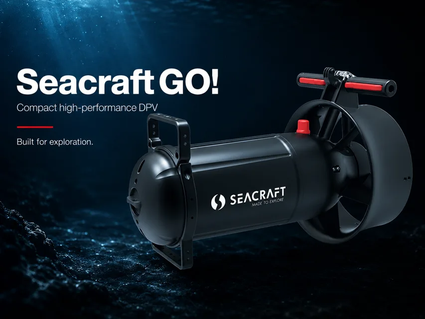 Scooter des mers noir et rouge, appareil de propulsion sous-marine compact