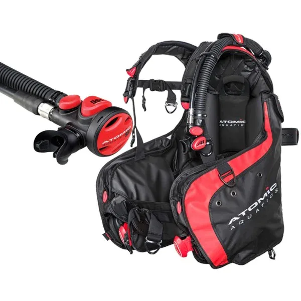 Equipement de plongée complet avec détendeur, gilet et bouteille