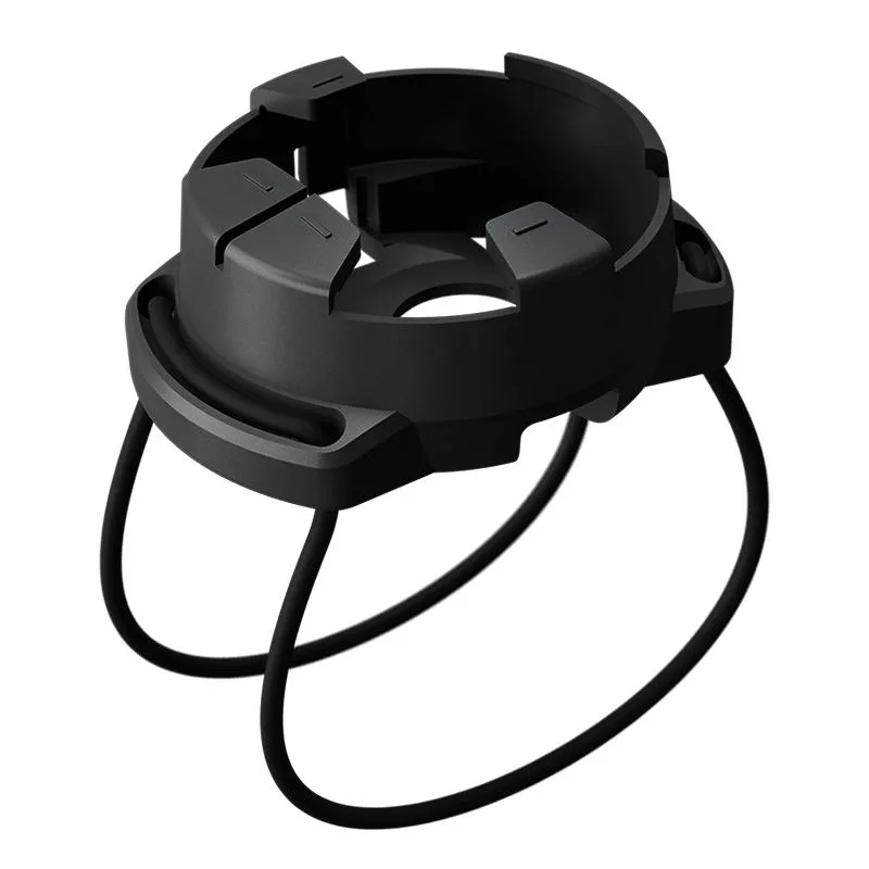 Support noir pour fixation d'accessoires sur un ordinateur de plongée