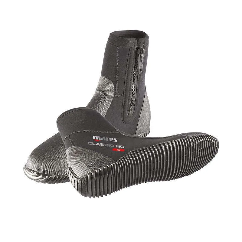 Chaussettes de plongée noires Mares Classic NG, équipement pour sports aquatiques