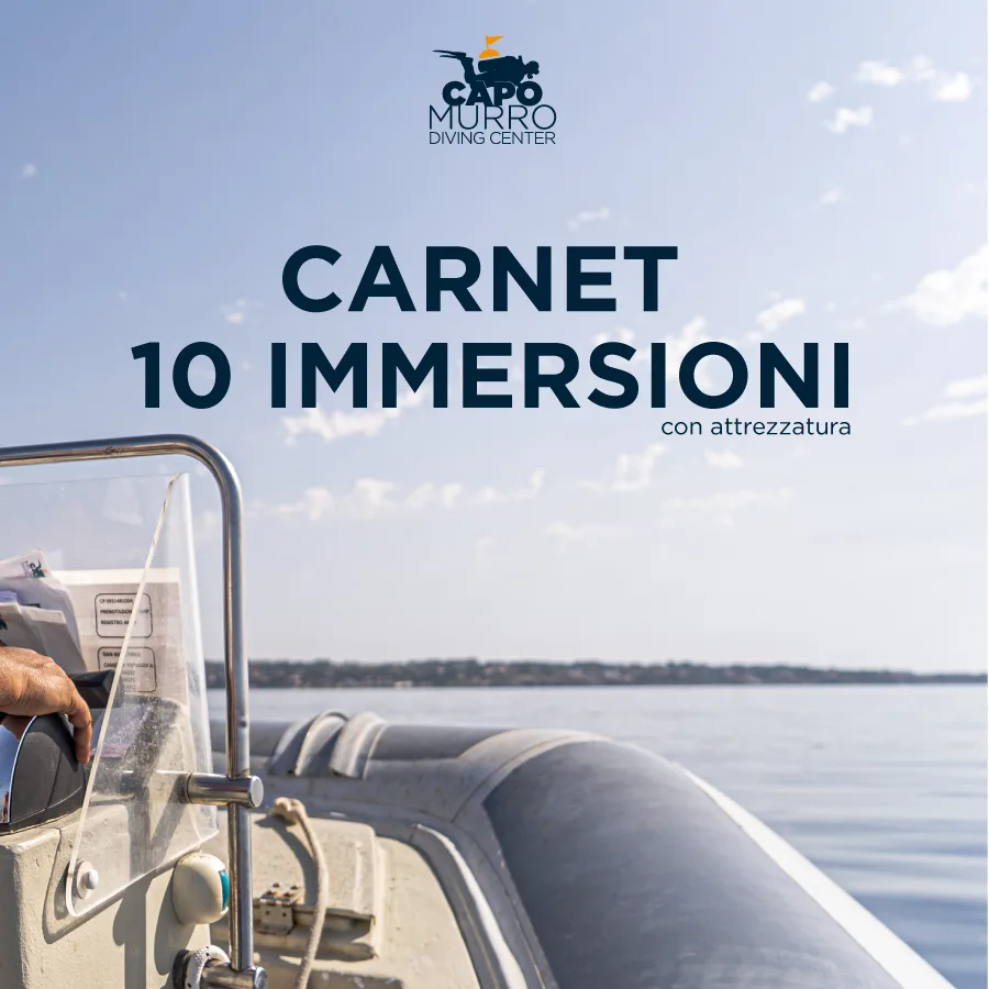 Promotion pour un carnet de dix plongées avec équipement inclus