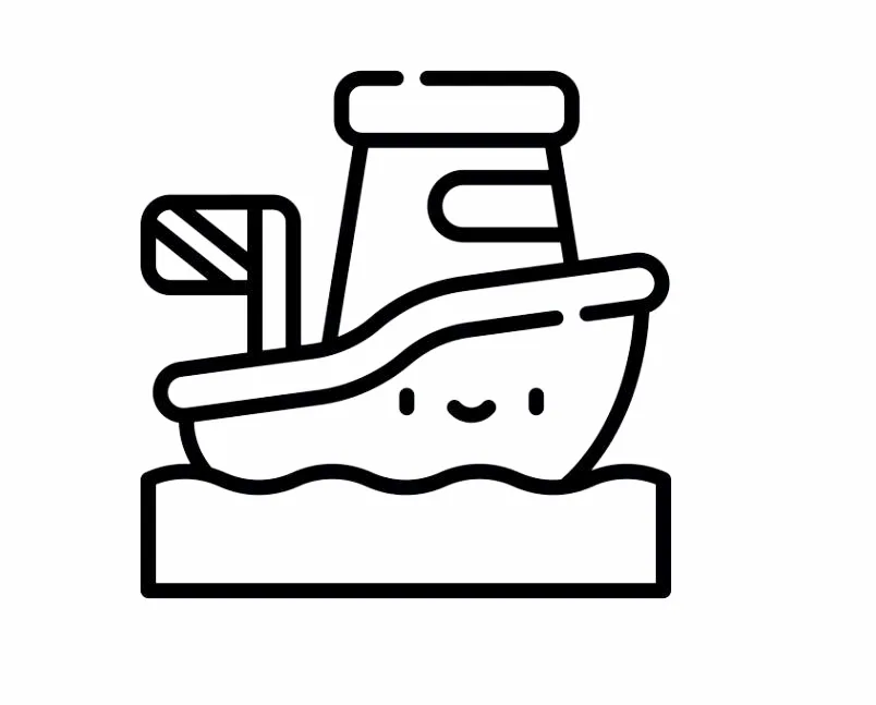 Illustration vectorielle d'un bateau de plongée avec un drapeau plongeur