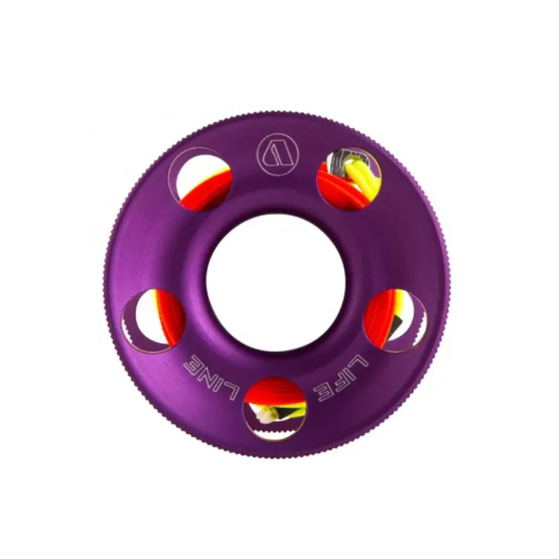 Bobine de ligne de sécurité pour la plongée sous-marine violette