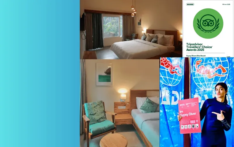 Chambres d'hôtel et récompense TripAdvisor, une femme présente l'établissement