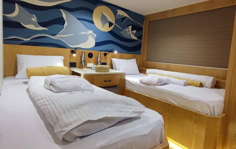 Cabina twin, ponte inferiore