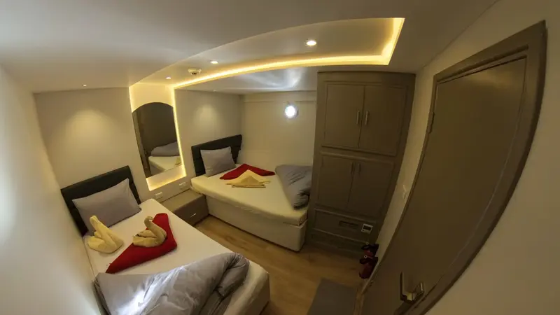 Cabines twin/lit king size