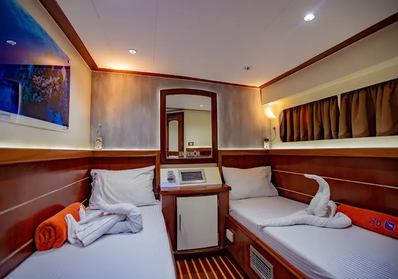 Lower Deck Twin Cabins