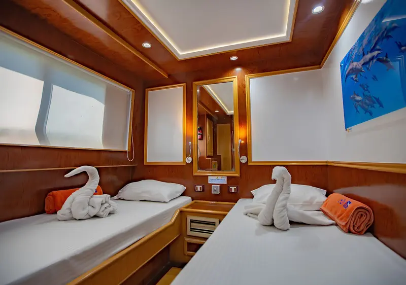 Upper Deck Twin Cabins