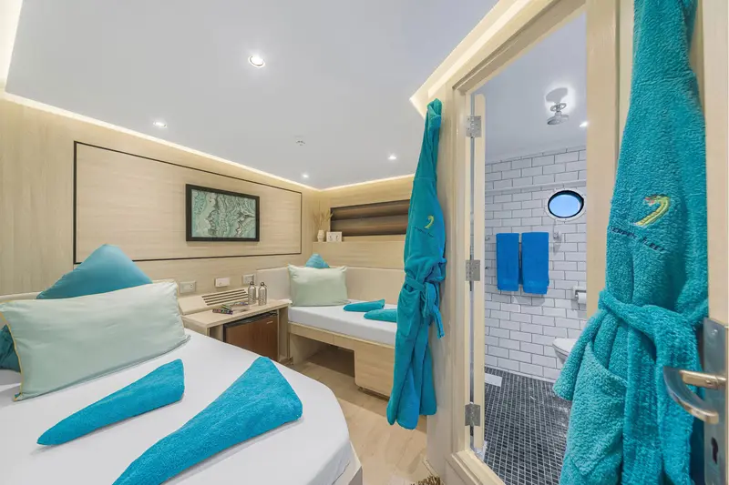 Cabines twin standard, pont supérieur