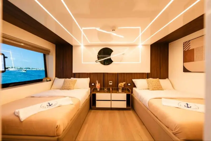 Cabina twin condivisa