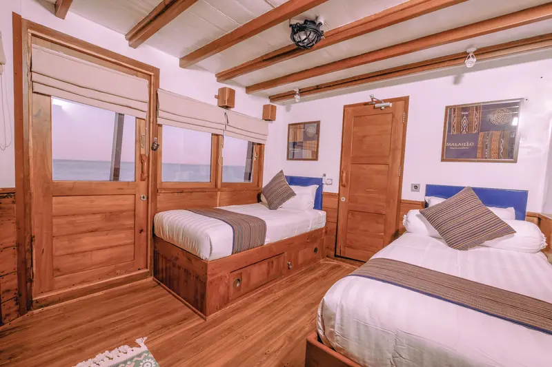 Cabine twin, pont supérieur