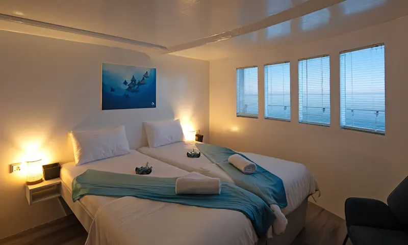Camarote Luxury, convés superior