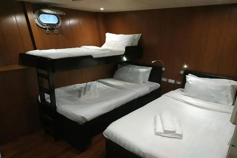 Deluxe Triple (Cabins 7 - 9)