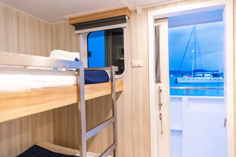 Cabine twin fronte oceano