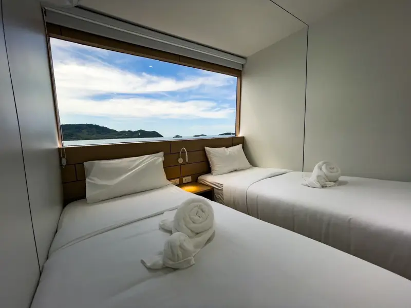 Cabina twin, ponte superiore