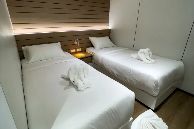 Cabina twin, ponte inferiore