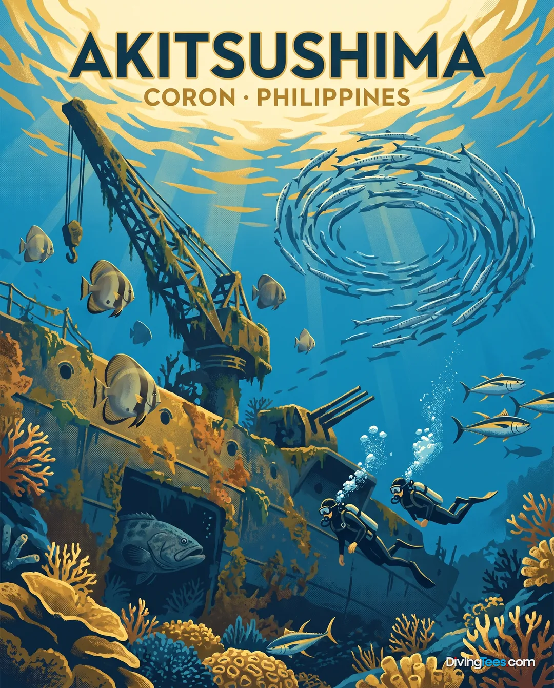 Affiche Akitsushima Coron, Filipinas
