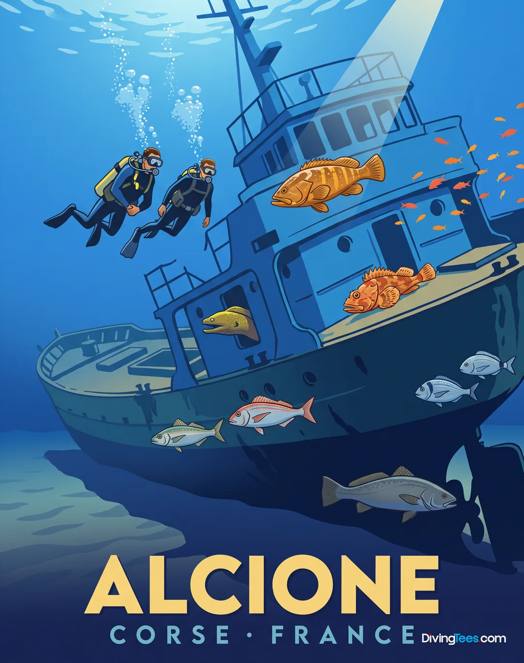 Alcione, wreck