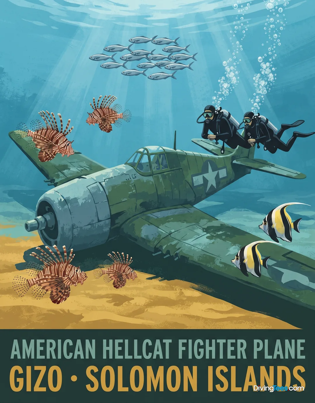 American Hellcat Fighter Plane