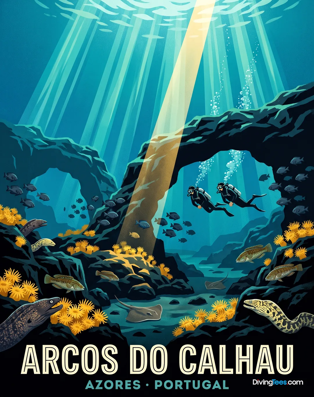 Affiche Arcos do Calhau Terceira, Azores